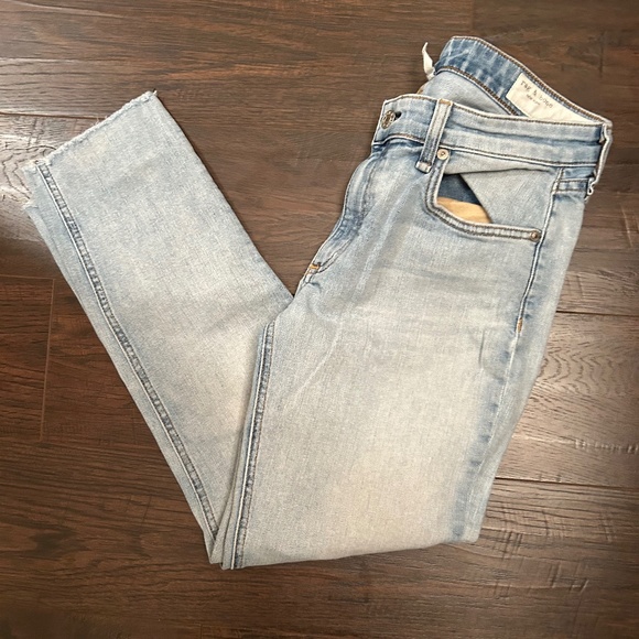 rag & bone Dre Low Rise Ankle Slim Boyfriend Albion Jeans Size 27 - Picture 1 of 4